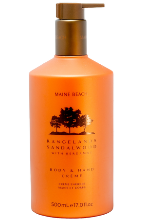 Rangelands Sandalwood with Bergamot Body & Hand Creme 500ml